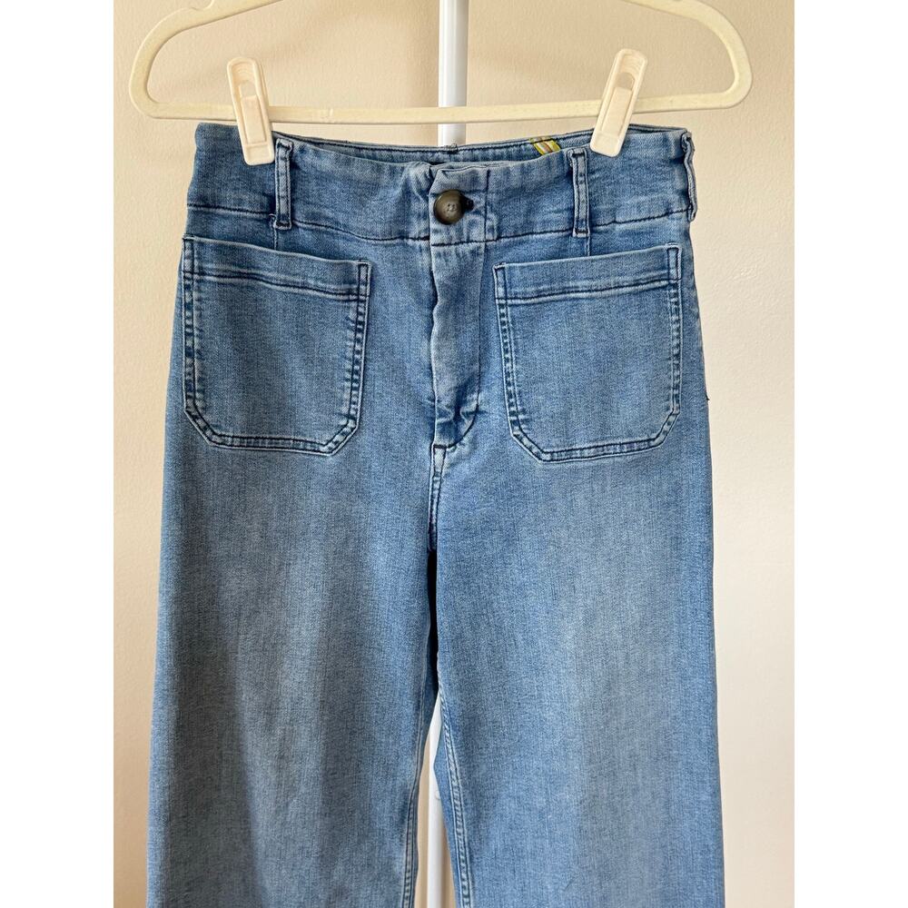 Anthropologie Maeve The Colette Jeans Stretchy Denim Sz 28 Casual Chic Comfy - Picture 4 of 7